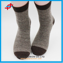Angora wool new style coffee with cream-colored knitting casual warm customized logo socks